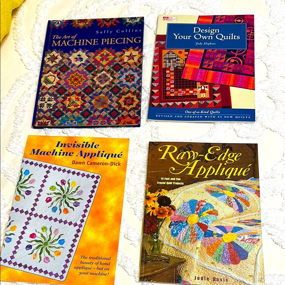 Quilting and Appliqué Book Set of 4